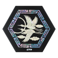 Wireless charger pad (Mother-of-Pearl)